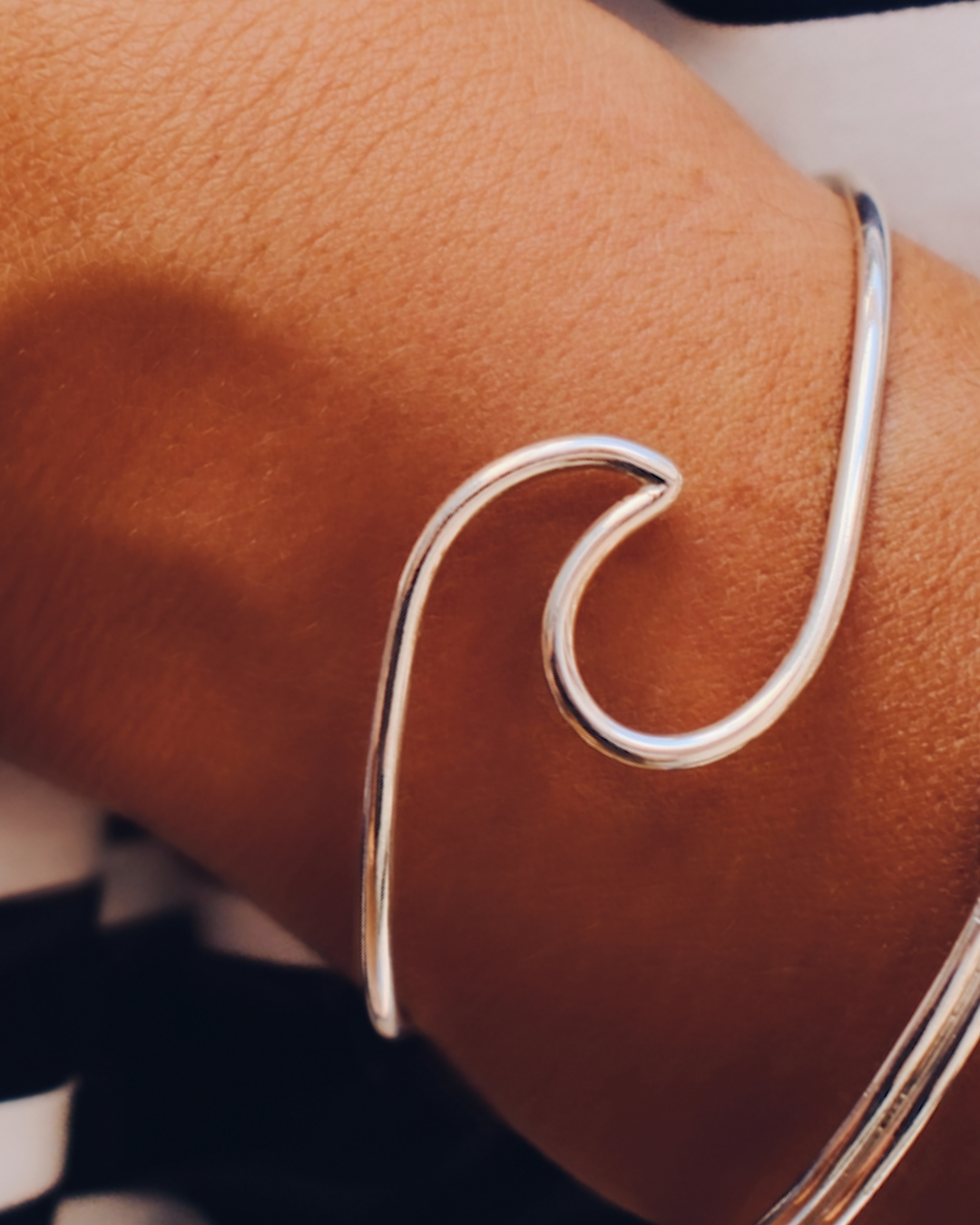 Pulseira de Prata - Onda