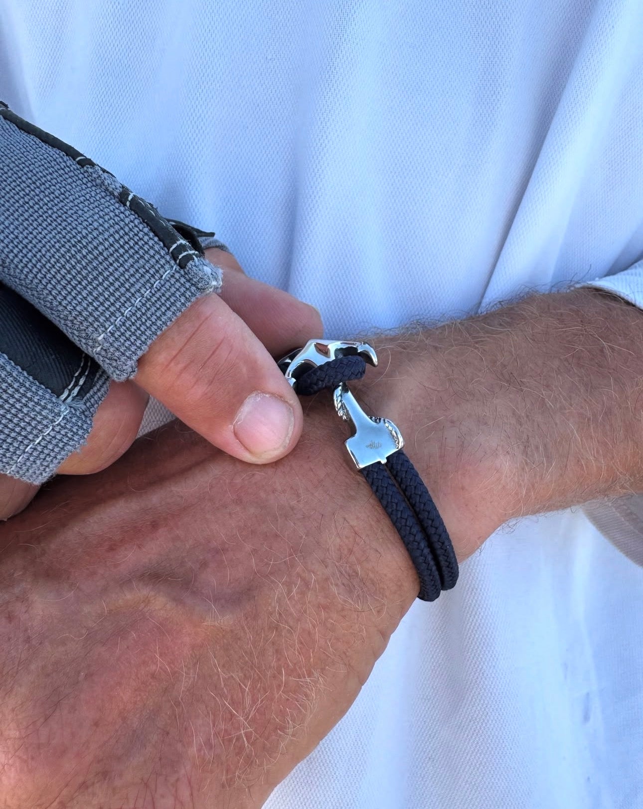 Pulseira Âncora - Azul Náutico