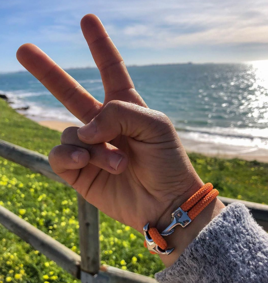 Pulseira Âncora - Laranja