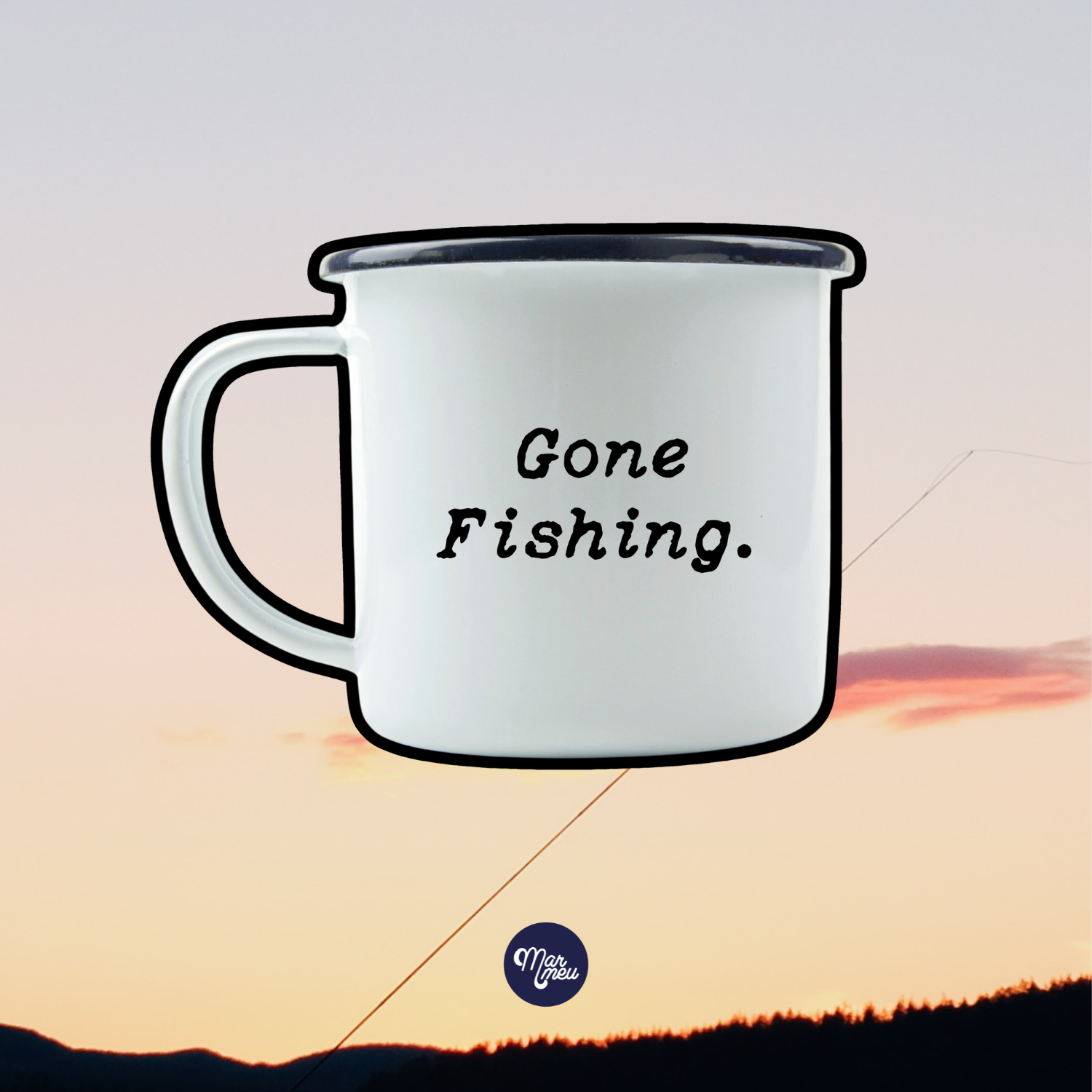 Caneca - Gone Fishing.