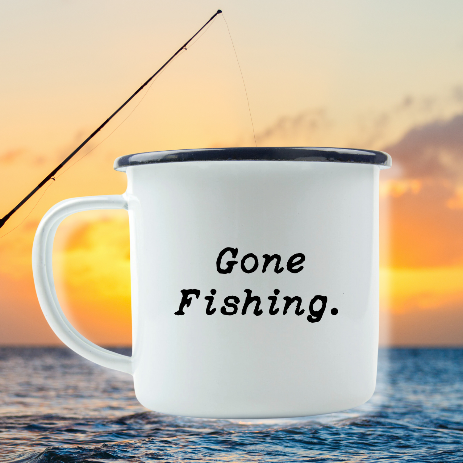 Caneca - Gone Fishing.