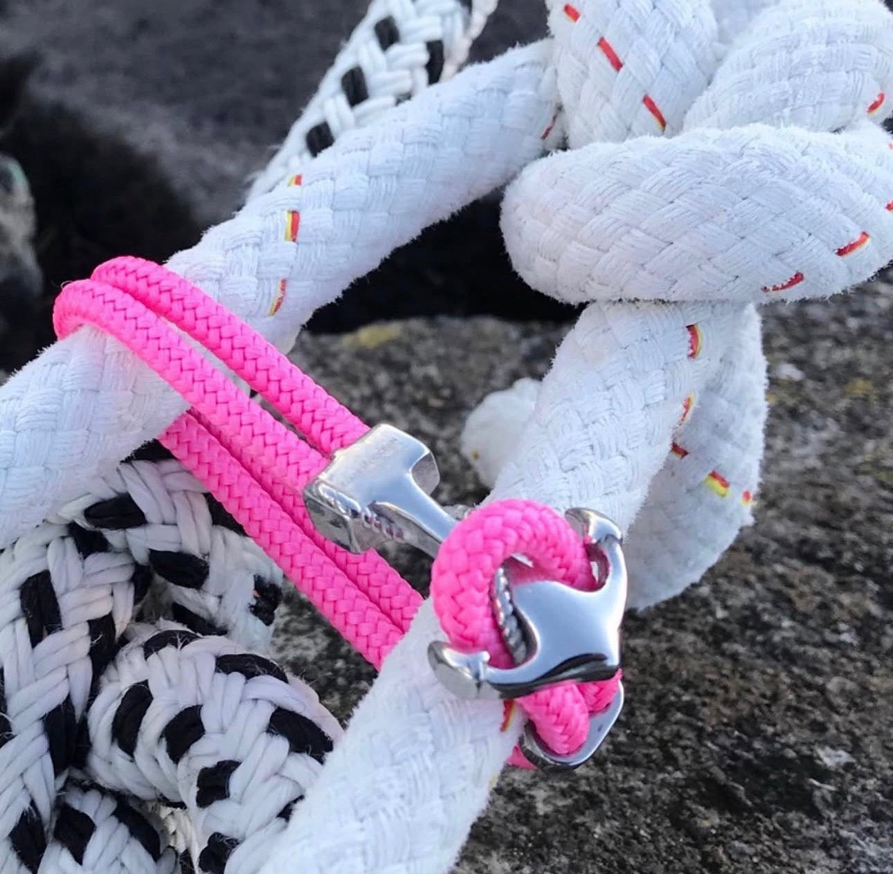 Pulseira Âncora - Cor de Rosa