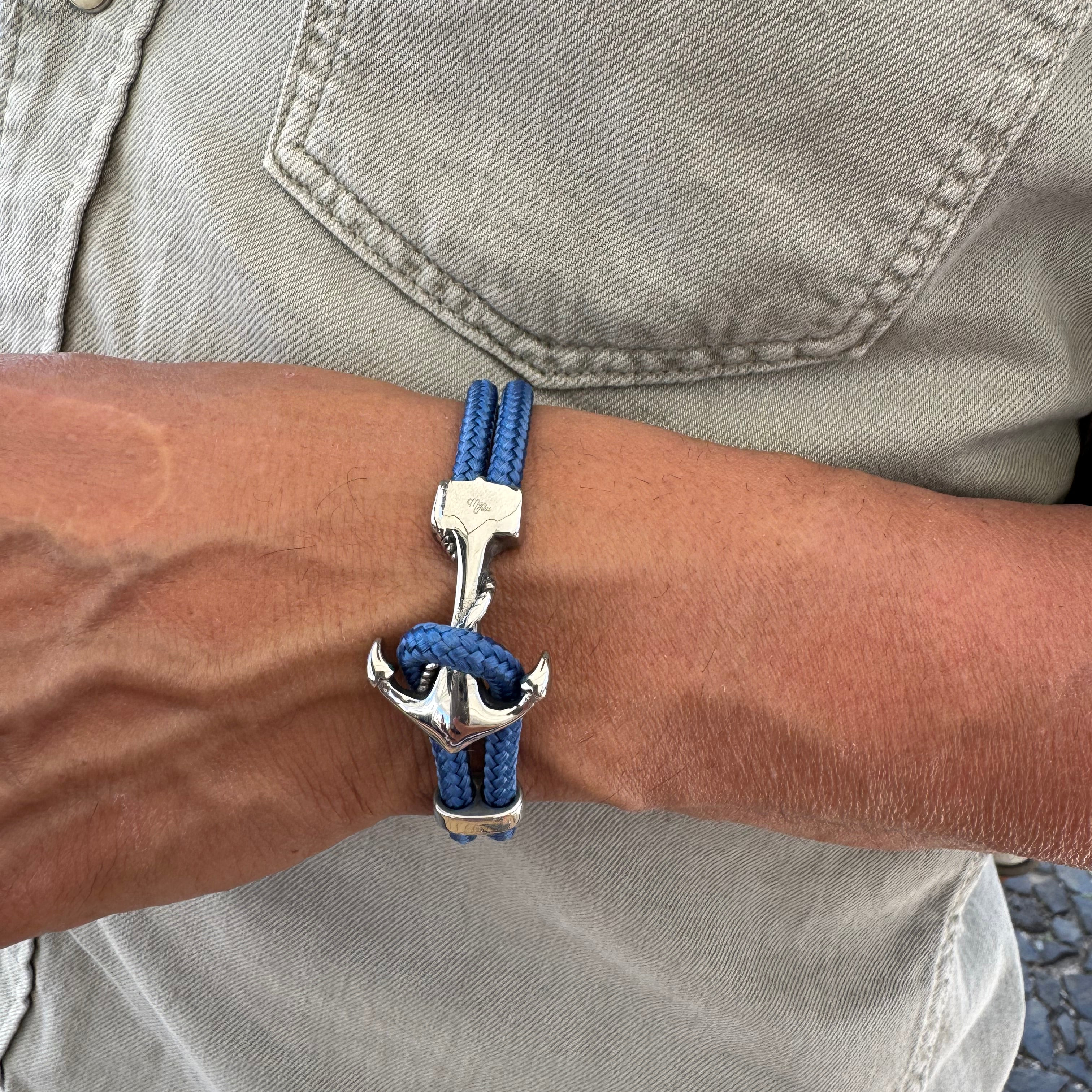 Pulseira Âncora - Azul Horizonte