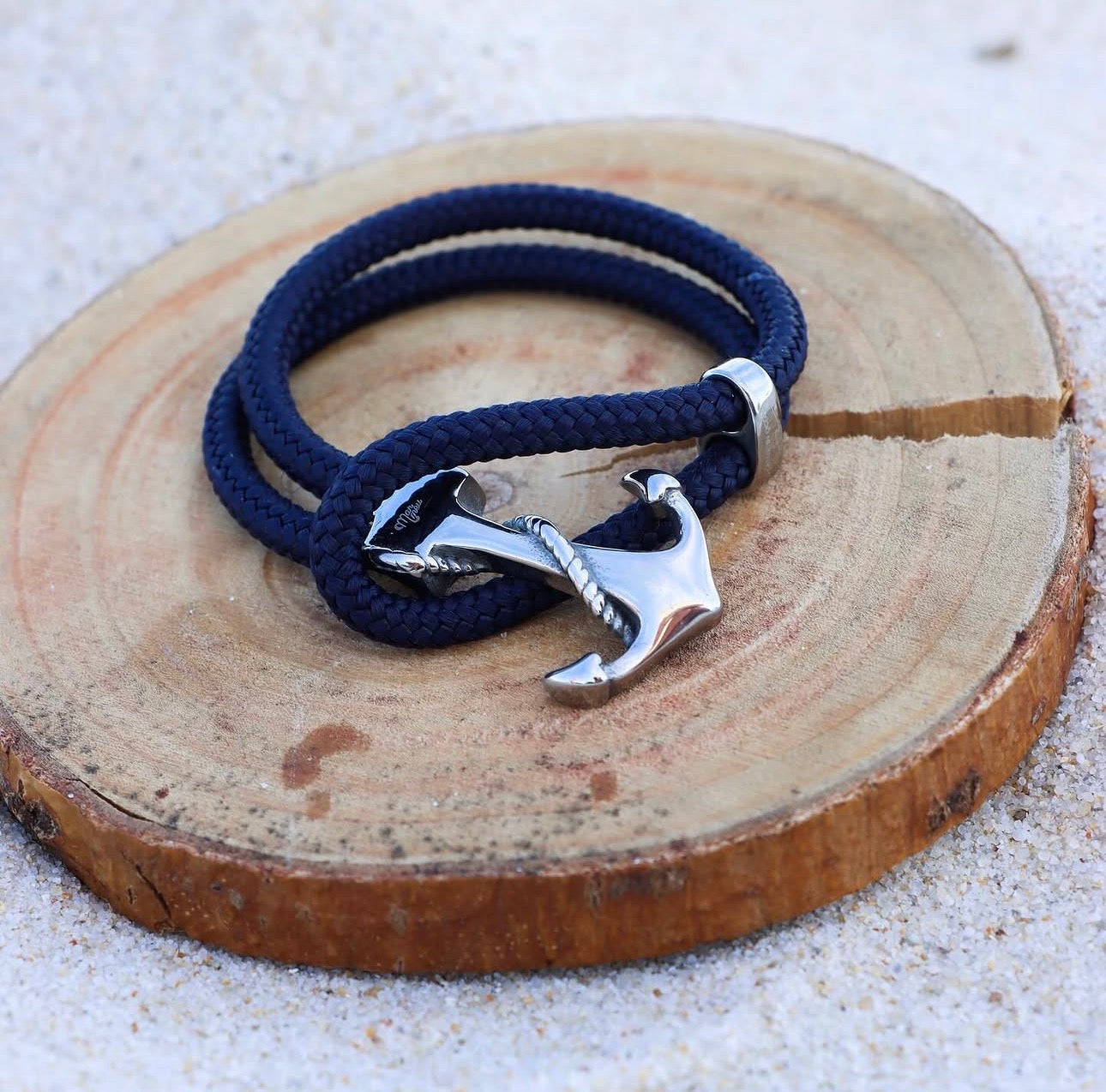 Pulseira Âncora - Azul Náutico