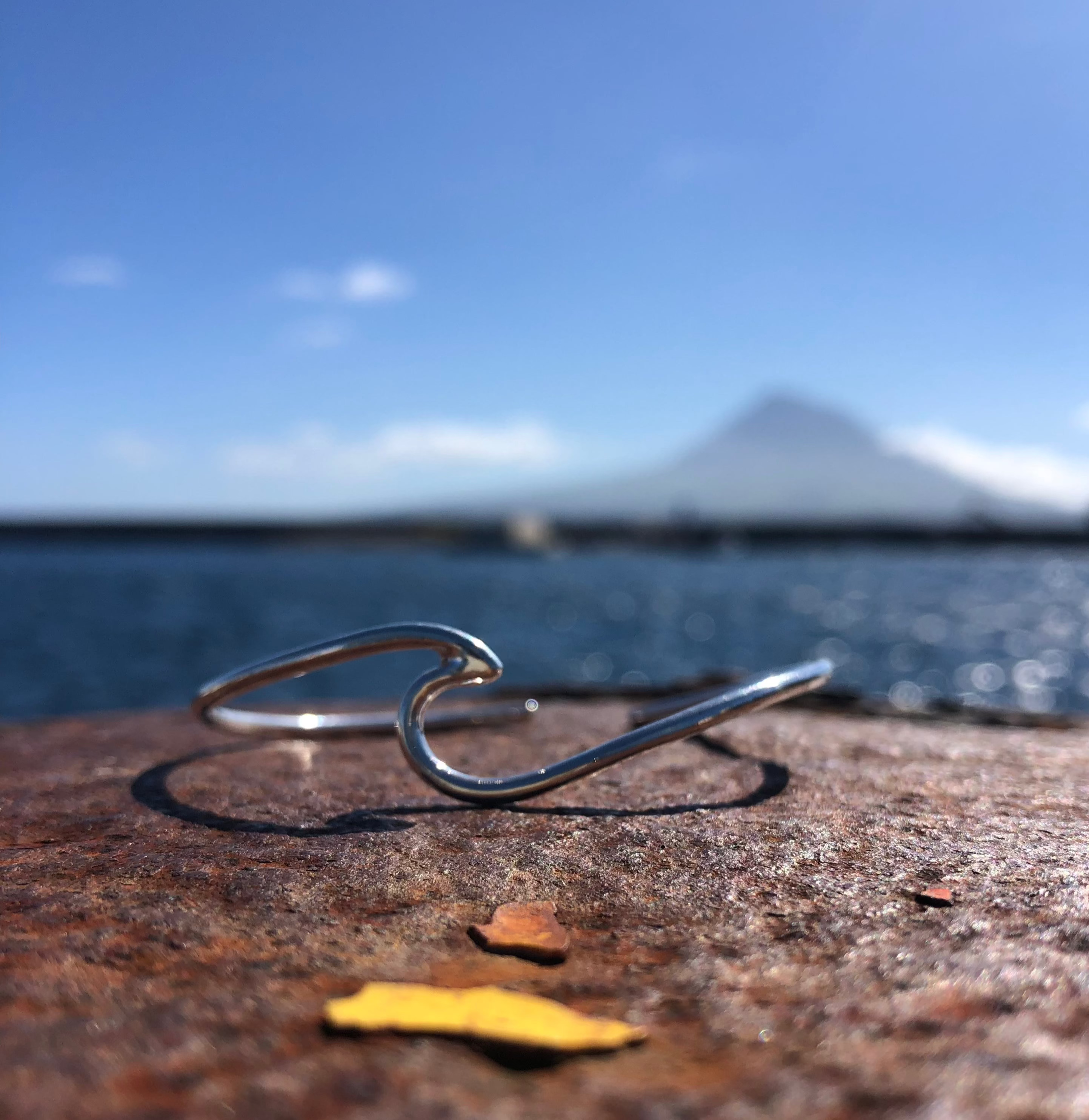 Pulseira de Prata - Onda