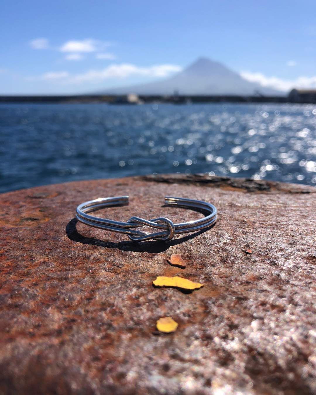 Pulseira de Prata - Nó Direito