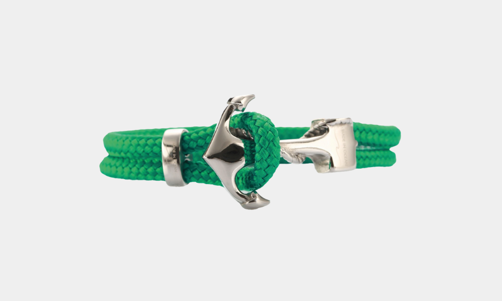 Pulseira Âncora - Verde Esmeralda